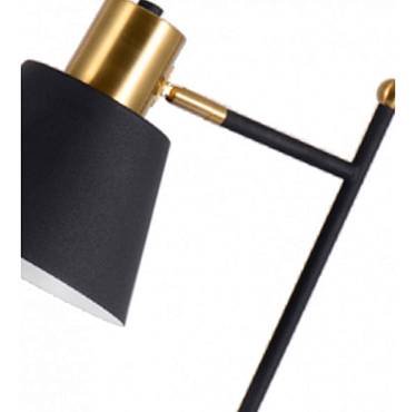 Настольная лампа Арден черная/медь w29*18 h52 E27 1*40w